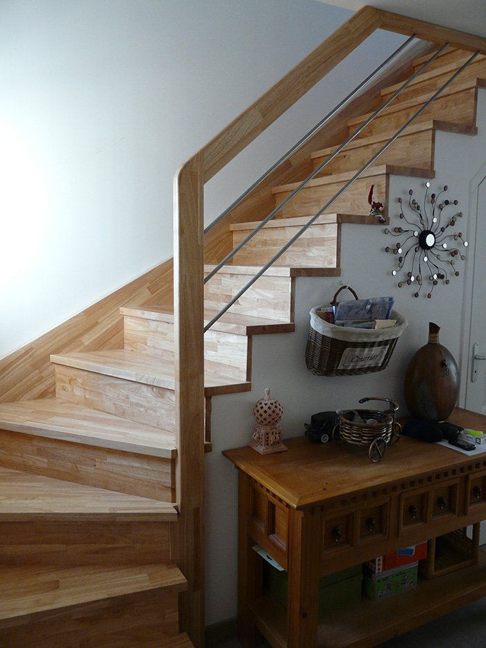 Conception d'un escalier en bois - Corneilhan
